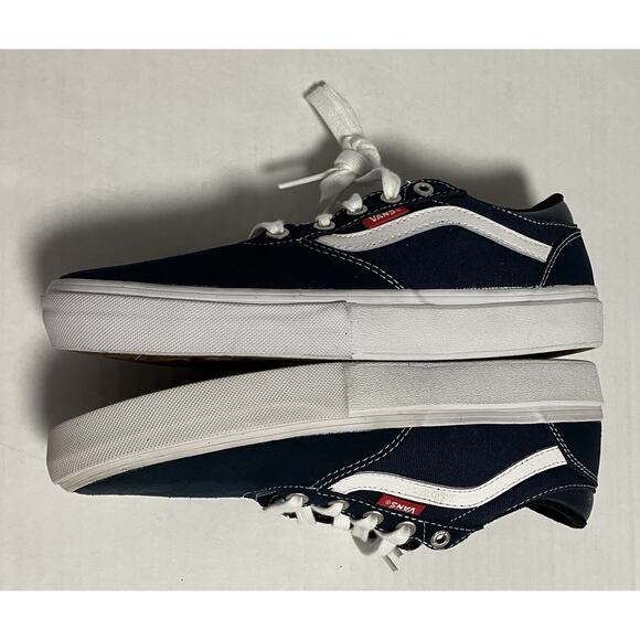 Mens Boys Vans Pro UltraCush Skateboard Shoe Sneakers Navy White Sz 7 NWOB main image 12